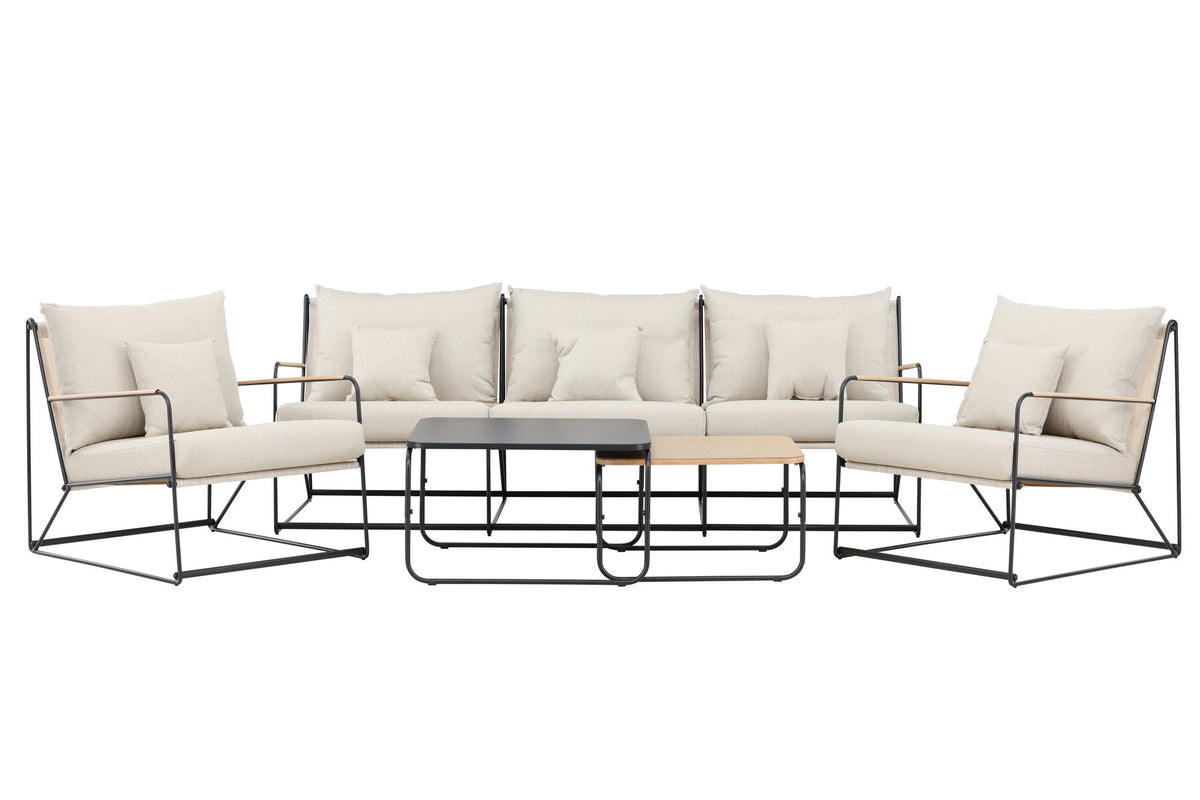 Ladda upp bild till gallerivisning, Palazzo soffgrupp - Svart/Beige