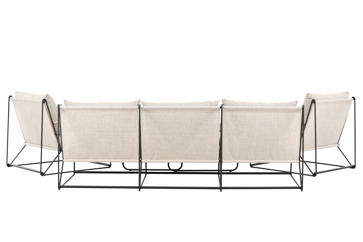 Ladda upp bild till gallerivisning, Palazzo soffgrupp - Svart/Beige