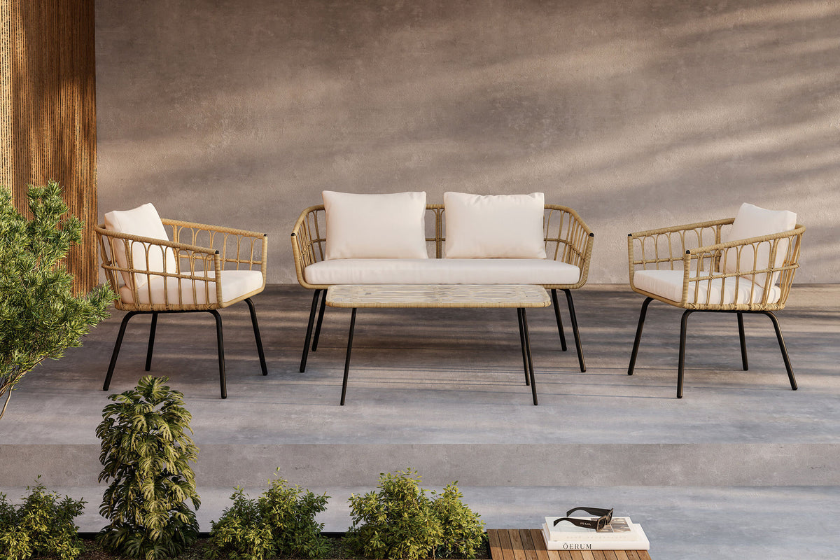 Ladda upp bild till gallerivisning, Ortigia Lounge - Svart/Beige