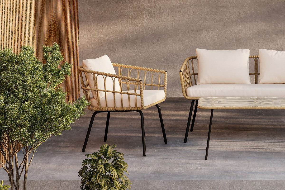 Ladda upp bild till gallerivisning, Ortigia Lounge - Svart/Beige