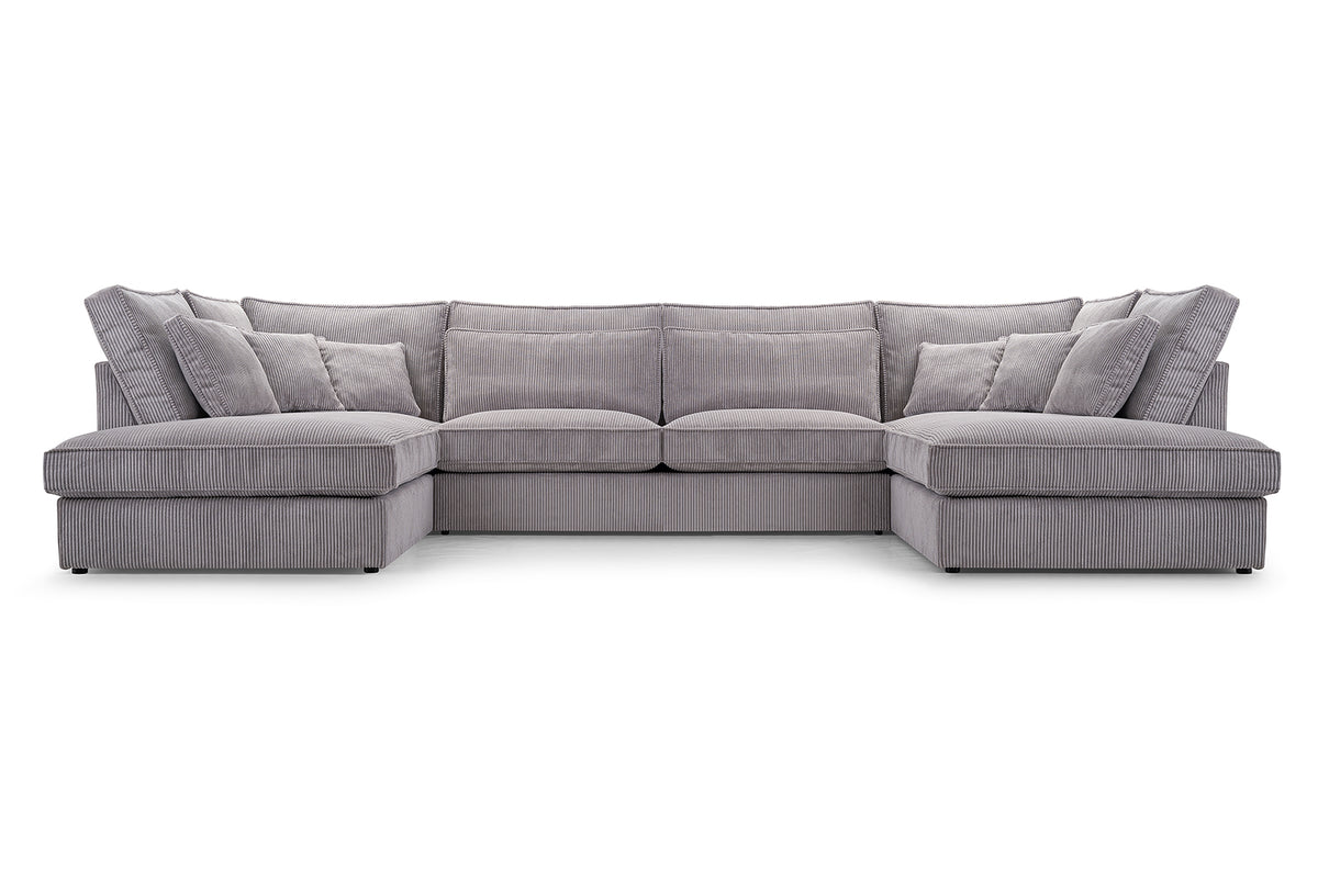 Ladda upp bild till gallerivisning, Melhus U Soffa Lincoln Grey