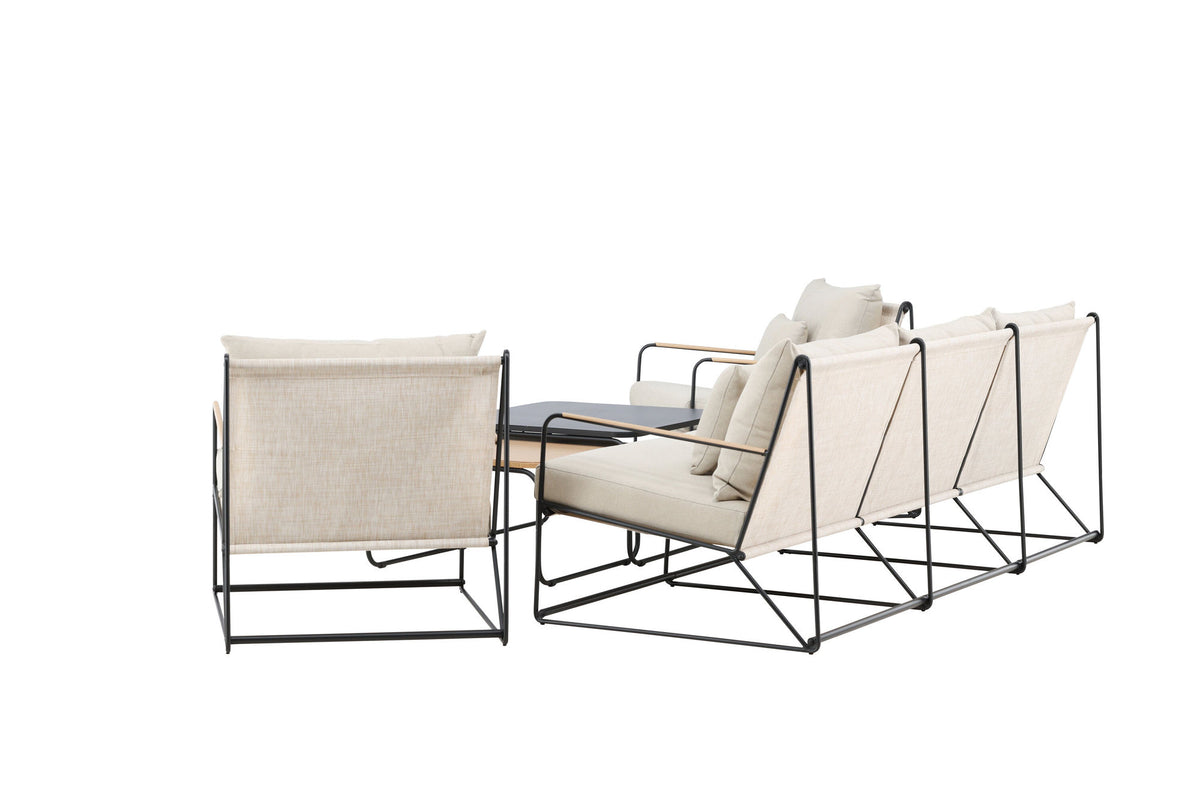 Ladda upp bild till gallerivisning, Palazzo soffgrupp - Svart/Beige