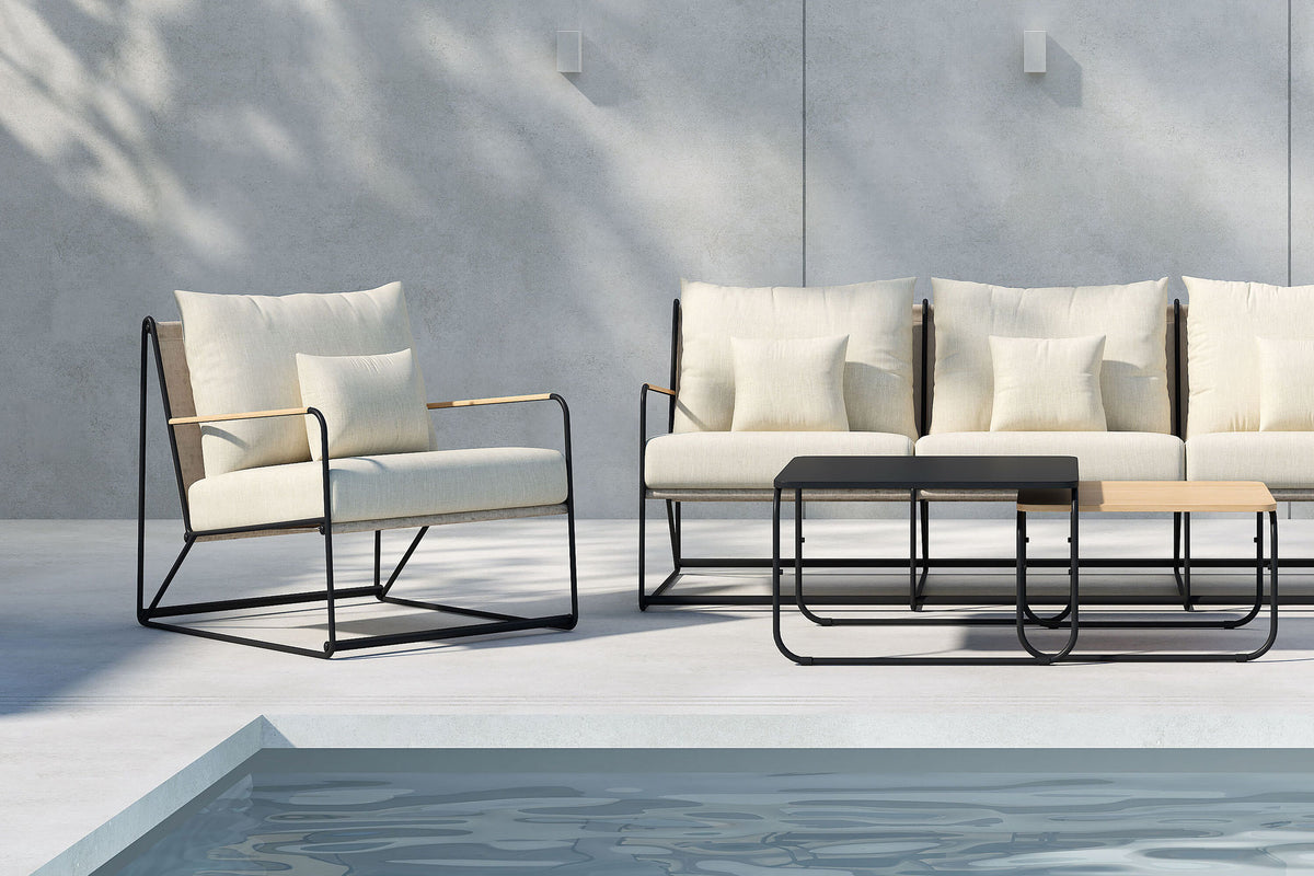 Ladda upp bild till gallerivisning, Palazzo soffgrupp - Svart/Beige