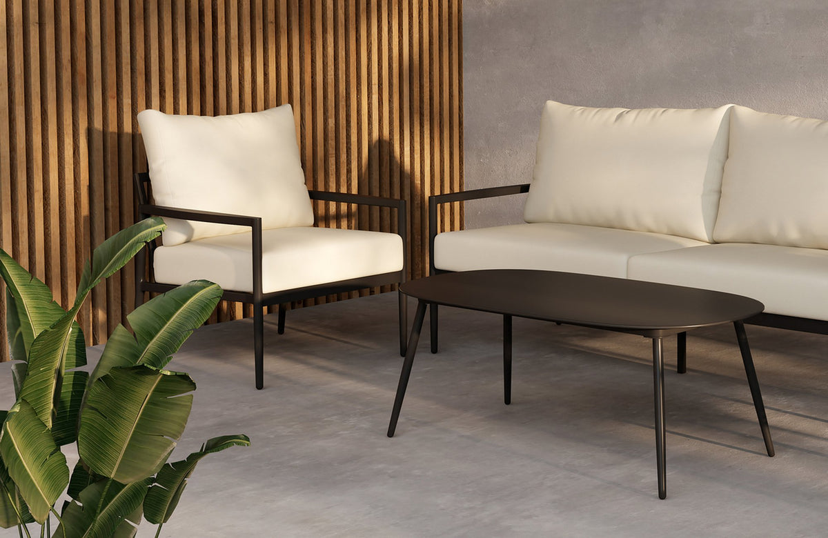 Ladda upp bild till gallerivisning, Taromina Lounge - Svart/Vit