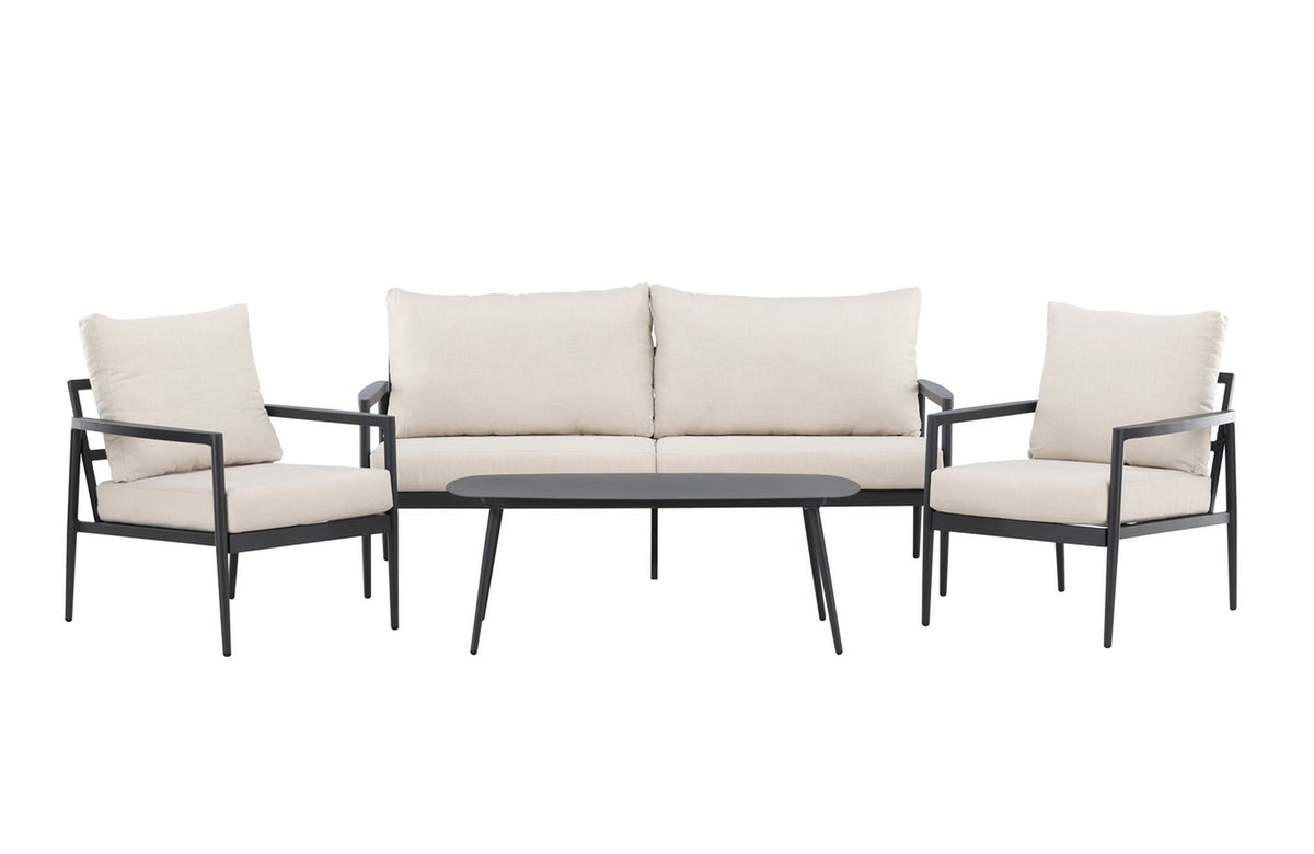 Ladda upp bild till gallerivisning, Taromina Lounge - Svart/Vit